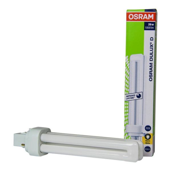 Osram Dulux D 26W 830 | varm hvit - 2-stift 