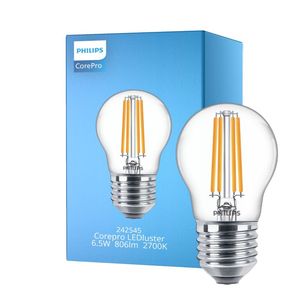 Hovedbilde Philips Corepro LED Lustre E27 Ball filament klar ...