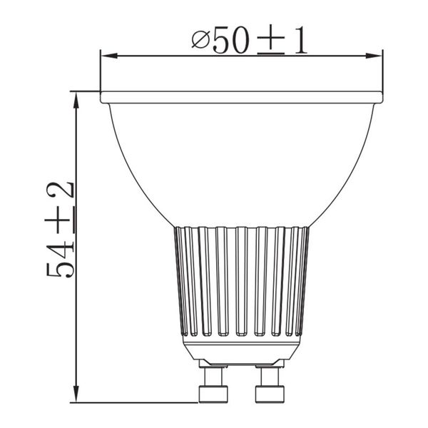 Noxion PerfectColor LED spot GU10 PAR16 4W 345lm 36D - 930 varm hvit | beste fargegjengivelse - dimbar - erstatter 50W 