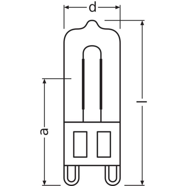 Osram Halogen G9 HaloPin Ovnsp&aelig;re 40W 