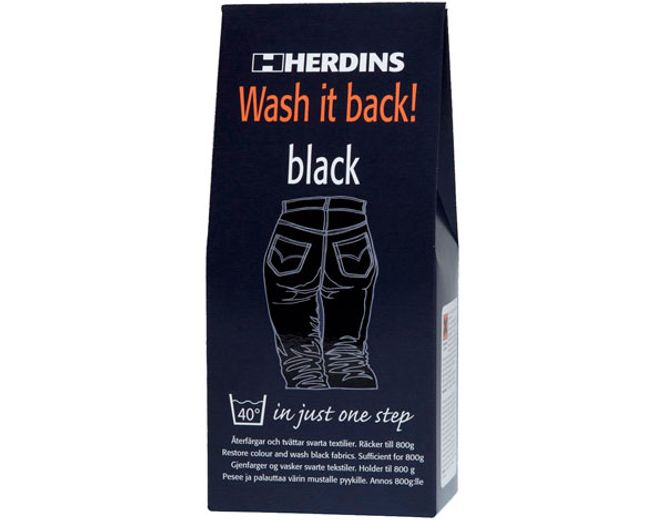 Hovedbilde Herdins Wash It Back svart, 400 g