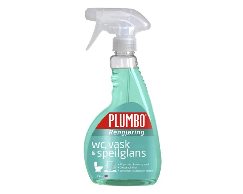 Plumbo Rengjøring WC, vask & speilglans